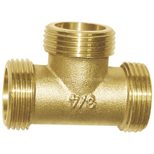 Brass Malex Male Xmale Tee Pipe Fitting (a. 0315)